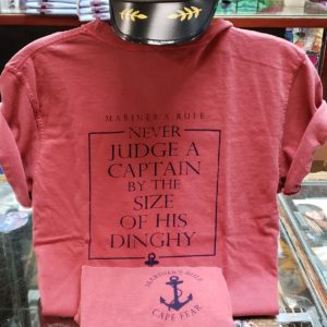 Never Judge a Captain by size of his Dinghy T-Shirt