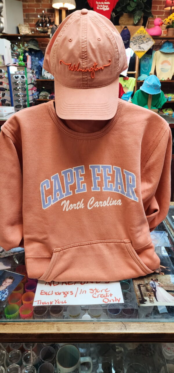 Cape Fear Crew Sweater- Burnt Orange